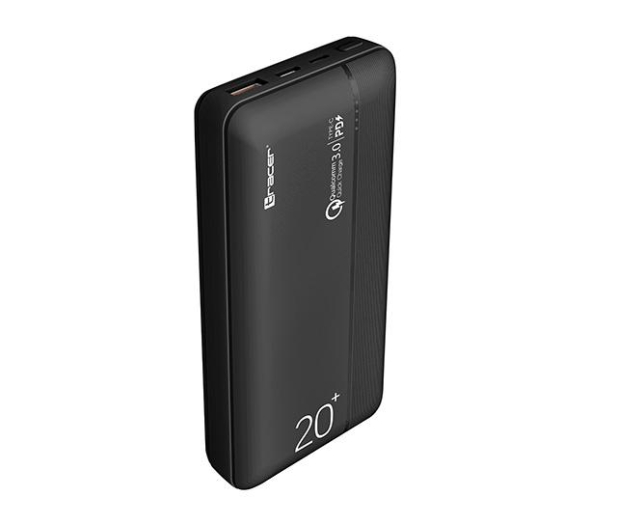 Tracer POWERBANK TRACER 20.000 mAh PD20W QC3.0 Czarny # - 1461274 - zdjęcie